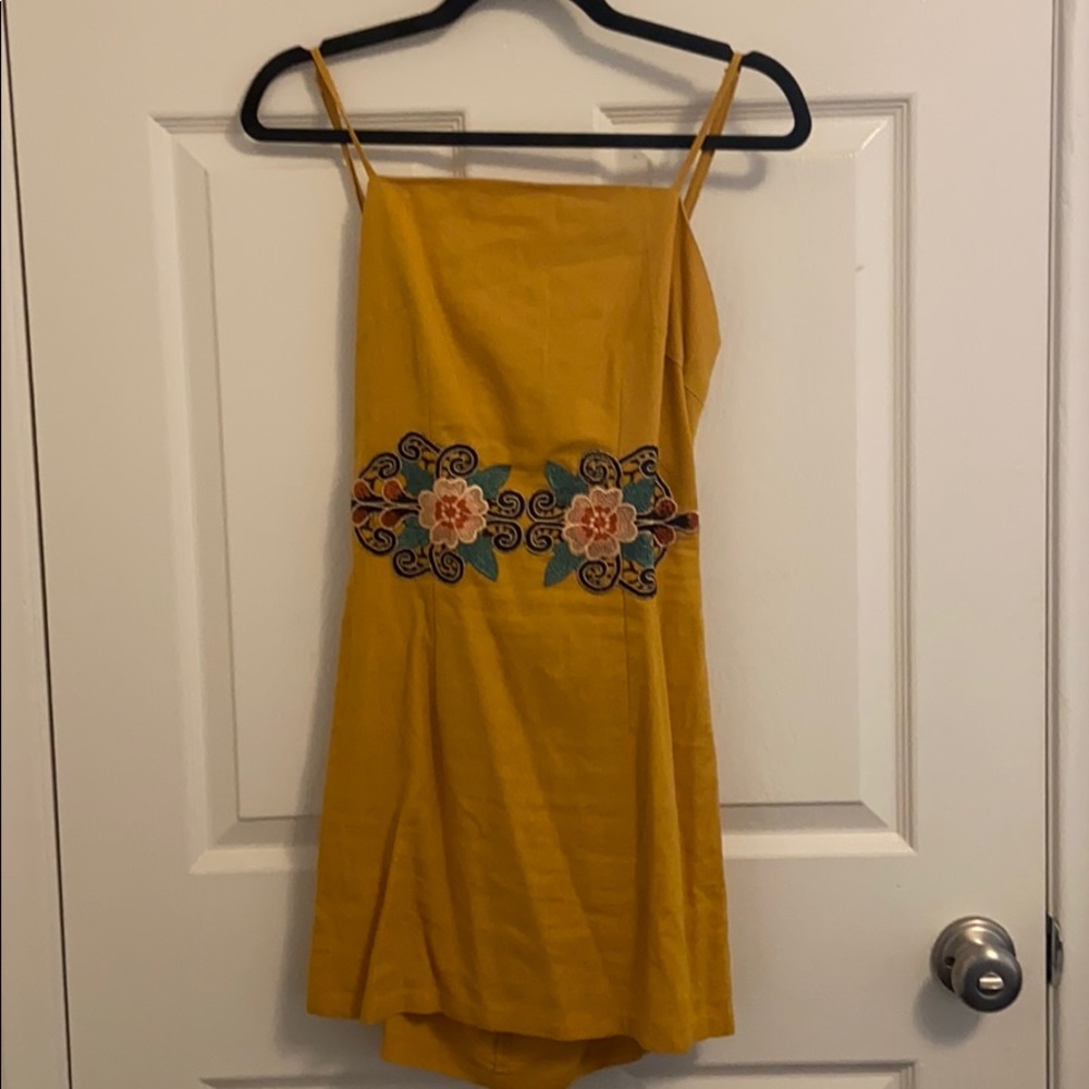Yellow Mini Dress